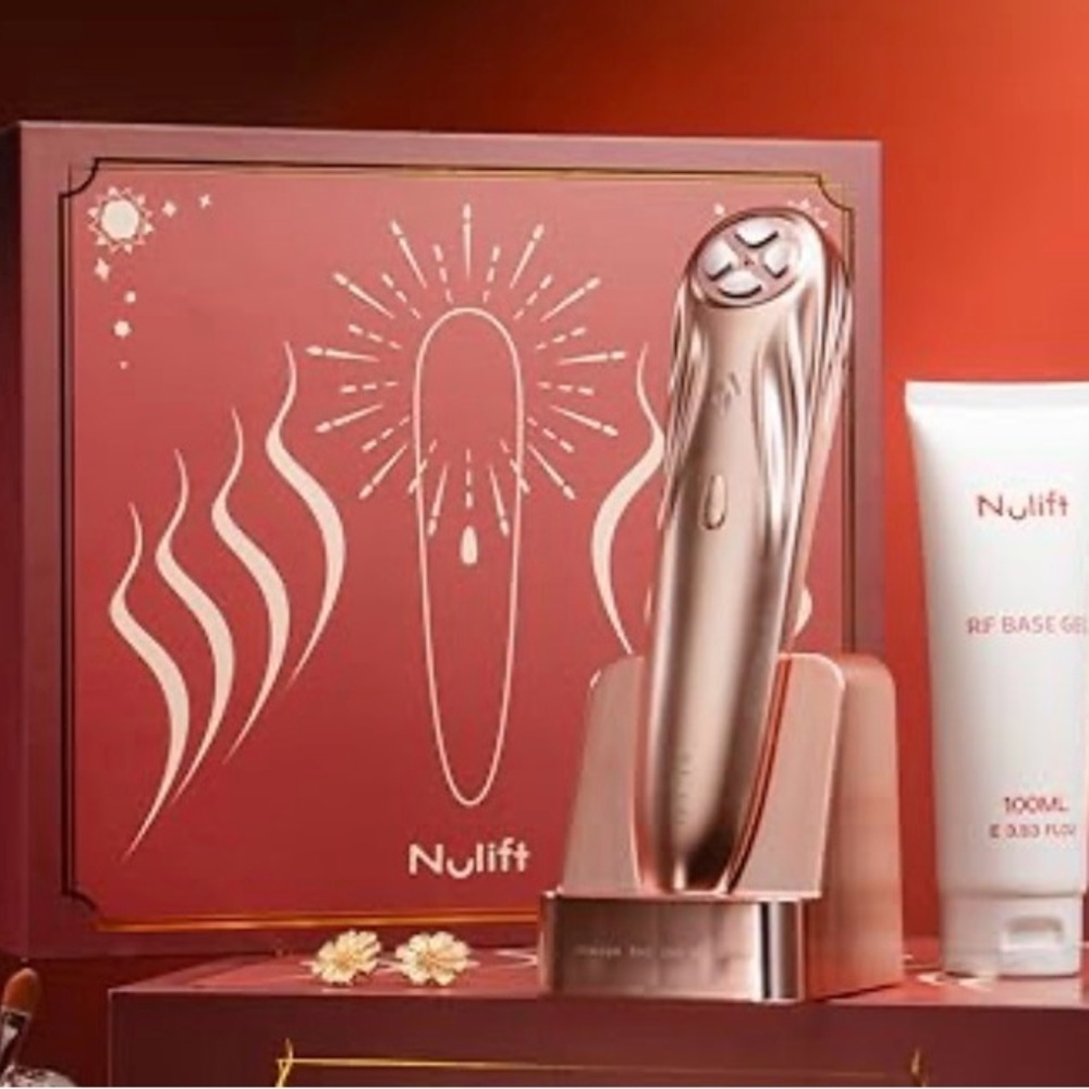 NIB Nulift 1MHz RF Facial Device Skin Tightening Anti-Aging + Gel